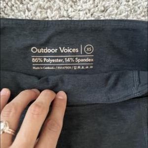 Outdoor voices leggings